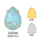 TonyBead, light-colored 50 water droplets Mocha fluorescent four-corner claw drill DIY jewelry sticker drilling material, shoes and clothing accessories wholesale