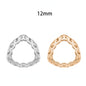 Golden/Silver Nest Shape Bottom/Sew on Rhinestone DIY Jewelry Making/Copper Material