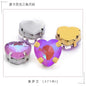 TonyBead, Mocha ab fluorescent series 12mm gold bottom bracket/white K bottom bracket, peach heart claw drill DIY jewelry accessories pointed bottom drill nail art sticker drilling material