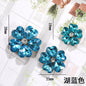 Golden Flower-Leaf Bridal Headpieces for Wedding Headband Bride Hair Pieces Crystal Flower Girl Hair Accessories Clothing Mobile Phone Case DIY Material