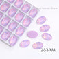 11*16/13*18/17*24mm Oval Shape K9 Glass Crystal Stones Sewing Rhinestones Buttons for Clothes Decoration