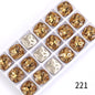 Star Meteorite Series K9 High-grade Fat Square Crystal Glass Diamond Bag Dress Accessories