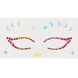 Laser Eye Patch Pearl Rhinestones Eye Acrylic Face Diamond Patch Paper