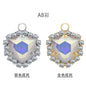 Fashion Pendant Fat Triangle Crystal Glass Claw Rhinestone Diy Necklace Earrings Accessories