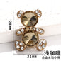 Crystal Bear Multi-color Diamond Bear Brooch DIY Accessories