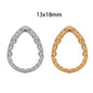 Golden/Silver Nest Shape Bottom/Sew on Rhinestone DIY Jewelry Making/Copper Material