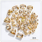 TonyBead Wholesale Multi-shape 50 Mixed Gold Bottom Support Four Corner Claw Diamond Mixed Crystal DIY Clothing Luggage Crystal Jewelry Accessories Materials
