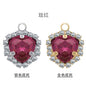Fashion Pendant Fat Triangle Crystal Glass Claw Rhinestone Diy Necklace Earrings Accessories