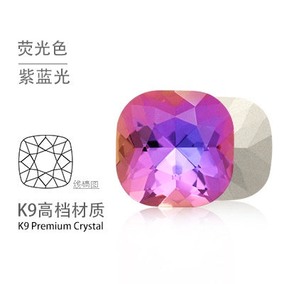 12mm Tip Bottom Special Shape Fat Square Crystal Diamond Tip Bottom Special Shape Glass Diamond Diy Jewelry Accessories Materials
