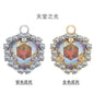 Fashion Pendant Fat Triangle Crystal Glass Claw Rhinestone Diy Necklace Earrings Accessories