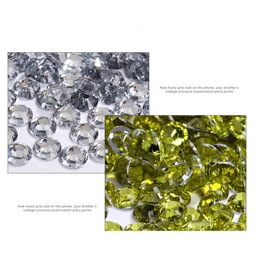 Gemstone Filled 2/3/4/5/6mm Henna Beads/Henna Gems/Rhinestone