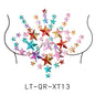 【ready Stock】Body Sticker Acrylic Chest Diamond Sticker Women Fake Tattoo Stickers Rave Party Dance Chest Decoration