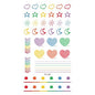 Hyuna Small Fresh Tattoo Stickers Cute Smiley Rainbow Lines Waterproof Tattoo Stickers Instagram Style