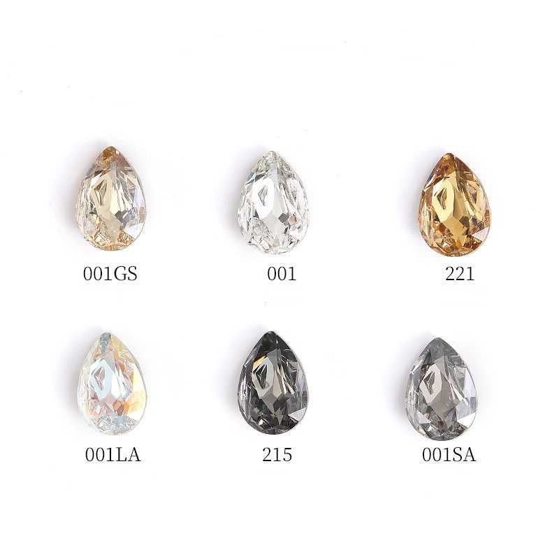 High-end boutique, Starfall series 10 * 14/13 * 18mm water drop crystal glass diamond bracelet clothing accessories