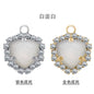 Fat Triangle Diy Necklace Earrings Accessories Pendant Crystal Glass Claw Rhinestone