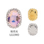 10*14/13*18mm Oval Crystal Buckle Glass Claw Rim Hand Stitched Rhinestone Diy Jewelry Accessories