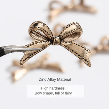 Vintage Diy Butterfly Combined with Gold Accessories Diy Phone Case Cream Glue Material Hairpin Accessories