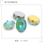 Oval Mocha Fluorescent Four Corner Claw Rhinestone Diy Jewelry Paste Rhinestone Material Shoe Accessories