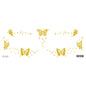 Gold Stickers Beauty Makeup Sweet Makeup Party Concert Gold Face with Waterproof Tattoo Stickers