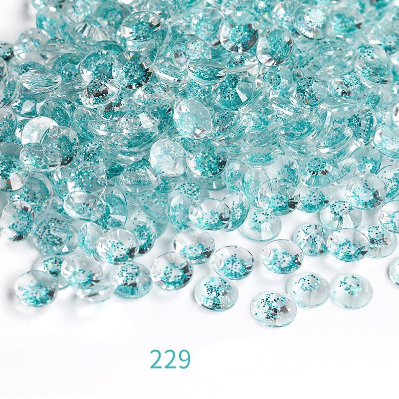 Galaxy Series Resin Rhinestone Nail Art Flatback Rhinestone for DIY Clothes Accessories