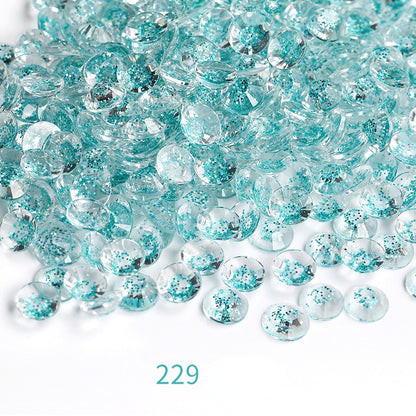 Galaxy Series Resin Rhinestone Nail Art Flatback Rhinestone for DIY Clothes Accessories