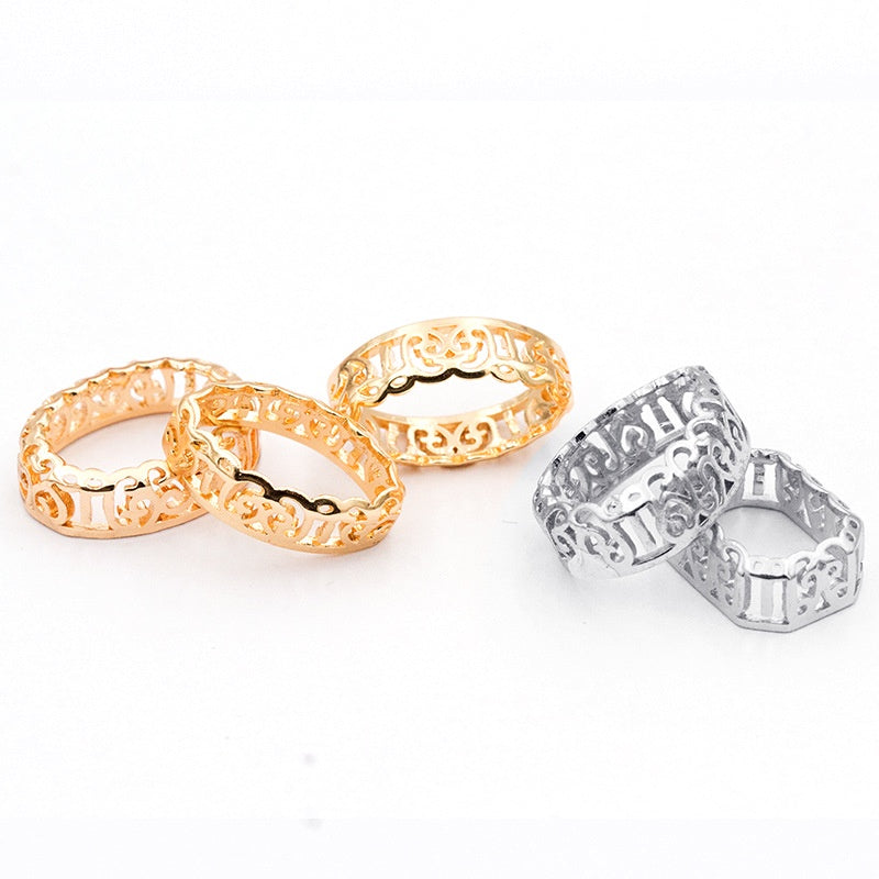 Golden/Silver Nest Shape Bottom/Sew on Rhinestone DIY Jewelry Making/Copper Material