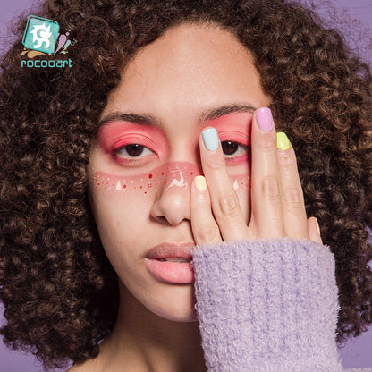 Face Sticker Kids Girls Christmas Sticker Masquerade Makeup Waterproof Tattoo Stickers