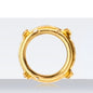 20pcs Golden Copper Hollow Bottom With Holes Base for K9 Rhinestone DIY Jewelry Making
