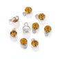 6MM Beads Pendant Shiny Crystal Diamond Glass Rhinestone  with Gold/Silver Zinc Base Necklace