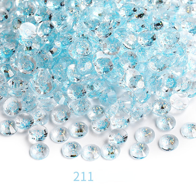 Galaxy Series Resin Rhinestone Nail Art Flatback Rhinestone for DIY Clothes Accessories