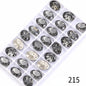 Starfall series high-end k9 quality, oval glass diamond, exquisite mobile phone case, clothing accessories, nail art DIY accessories