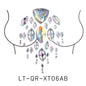 【ready Stock】Body Sticker Acrylic Chest Diamond Sticker Women Fake Tattoo Stickers Rave Party Dance Chest Decoration