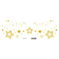 Gold Stickers Beauty Makeup Sweet Makeup Party Concert Gold Face with Waterproof Tattoo Stickers