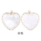 Fashion Transparent Love Heart Crystal Pendant for Earring Necklace Diy Making