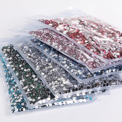 Gemstone filled 2/3/4/5/6mm Henna beads/Henna Gems/Rhinestone