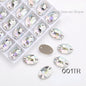 11*16/13*18/17*24mm Oval Shape K9 Glass Crystal Stones Sewing Rhinestones Buttons for Clothes Decoration