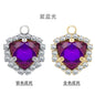 Fat Triangle Diy Necklace Earrings Accessories Pendant Crystal Glass Claw Rhinestone