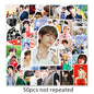 Korea BTS Luggage Stickers Personalized Doodle Laptop Notebook Card Decorative Stickers
