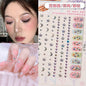 Stage Performance Butterfly Moon Face Stickers Makeup Party Festival Temporary Stickers