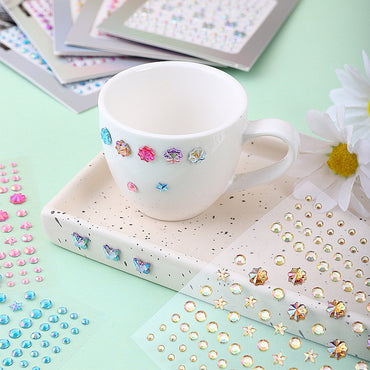 Self-adhesive paper for music festival performances/Children's stage stickers for face makeup decorations Diamond Stickers for water drop stars