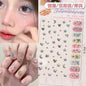 Stage Performance Butterfly Moon Face Stickers Makeup Party Festival Temporary Stickers