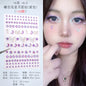 Stage Performance Butterfly Moon Face Stickers Makeup Party Festival Temporary Stickers