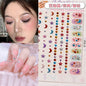 Stage Performance Butterfly Moon Face Stickers Makeup Party Festival Temporary Stickers