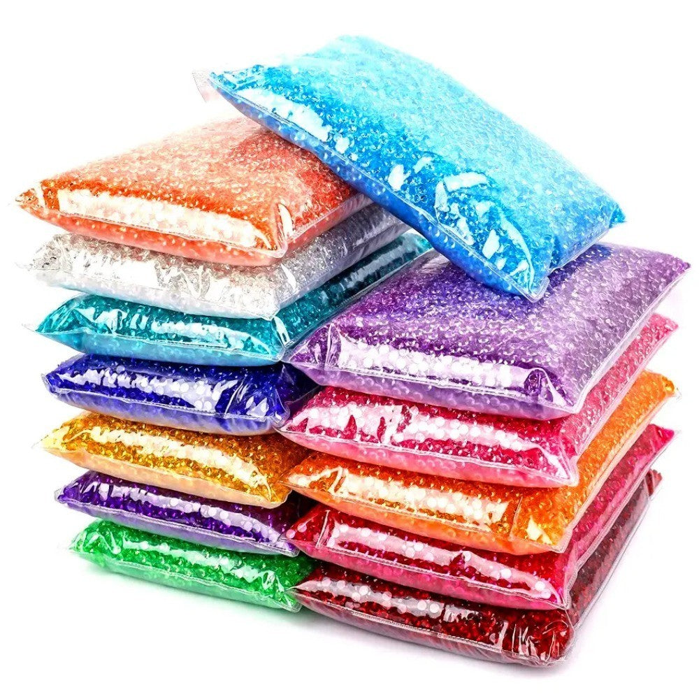 4/5/6 mm flat bottom crystal resin diamond AB color transparent U series acrylic nail drill large package 5,000 pcs