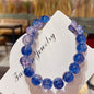 Cracked Starry Sky Bracelet with Glass Beads Two-color Crystal Bracelet