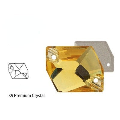 K9 Glass Cosmic Sew On DIY Crystal Rhinestone Buttons for Garment Shoes Bag Making