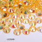 4/5/6 mm flat bottom crystal resin diamond AB color transparent U series acrylic nail drill large package 5,000 pcs