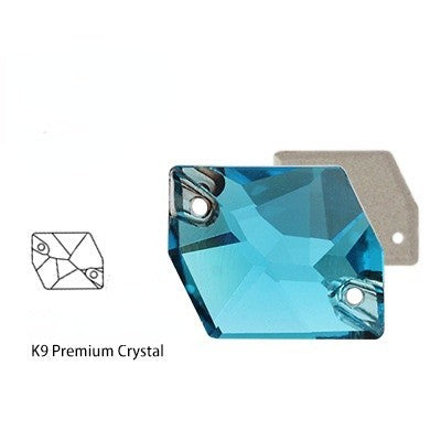K9 Glass Cosmic Sew On DIY Crystal Rhinestone Buttons for Garment Shoes Bag Making