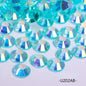 4/5/6 mm flat bottom crystal resin diamond AB color transparent U series acrylic nail drill large package 5,000 pcs