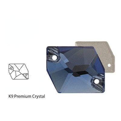 K9 Glass Cosmic Sew On DIY Crystal Rhinestone Buttons for Garment Shoes Bag Making